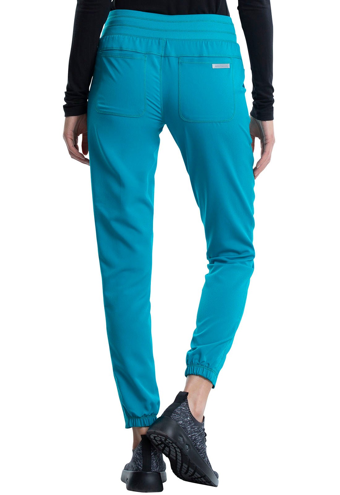 Cherokee WW Revolution Jogger Scrub Pant WW011 in Ciel, Hunter, Red, Teal - Scrubs Select