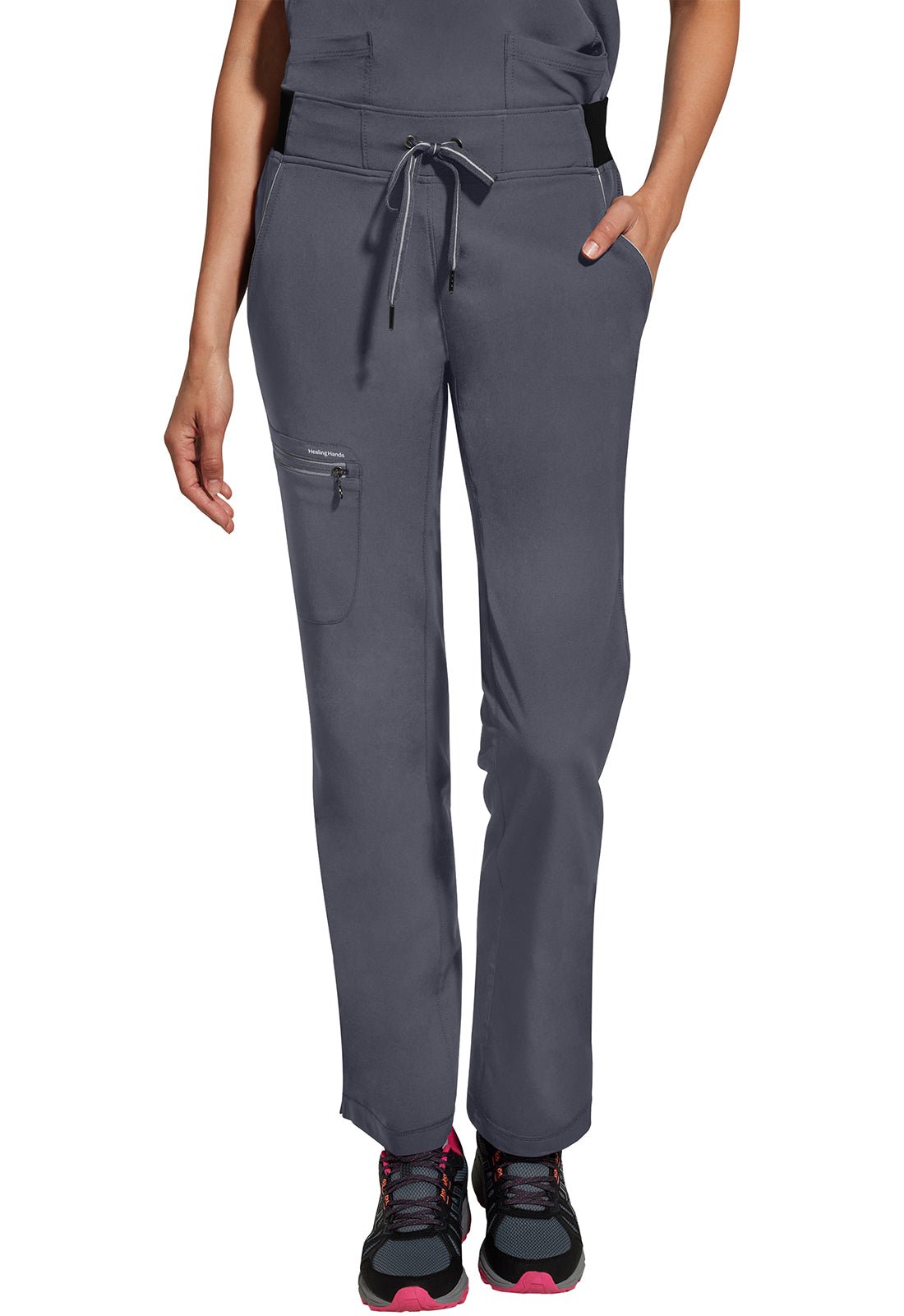 Healing Hands 360 Nisha Scrub Pant 9152 in Black, Navy, Pewter, Royal - Scrubs Select