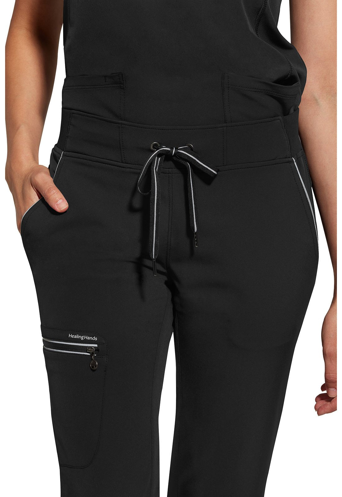 Healing Hands 360 Nisha Scrub Pant 9152 in Black, Navy, Pewter, Royal - Scrubs Select