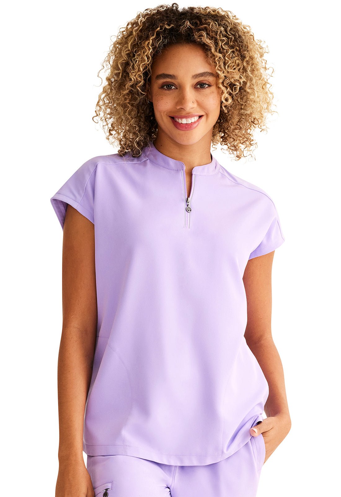 Healing Hands 360 Sandy Mandarin Collar Scrub Top 2286 - Scrubs Select