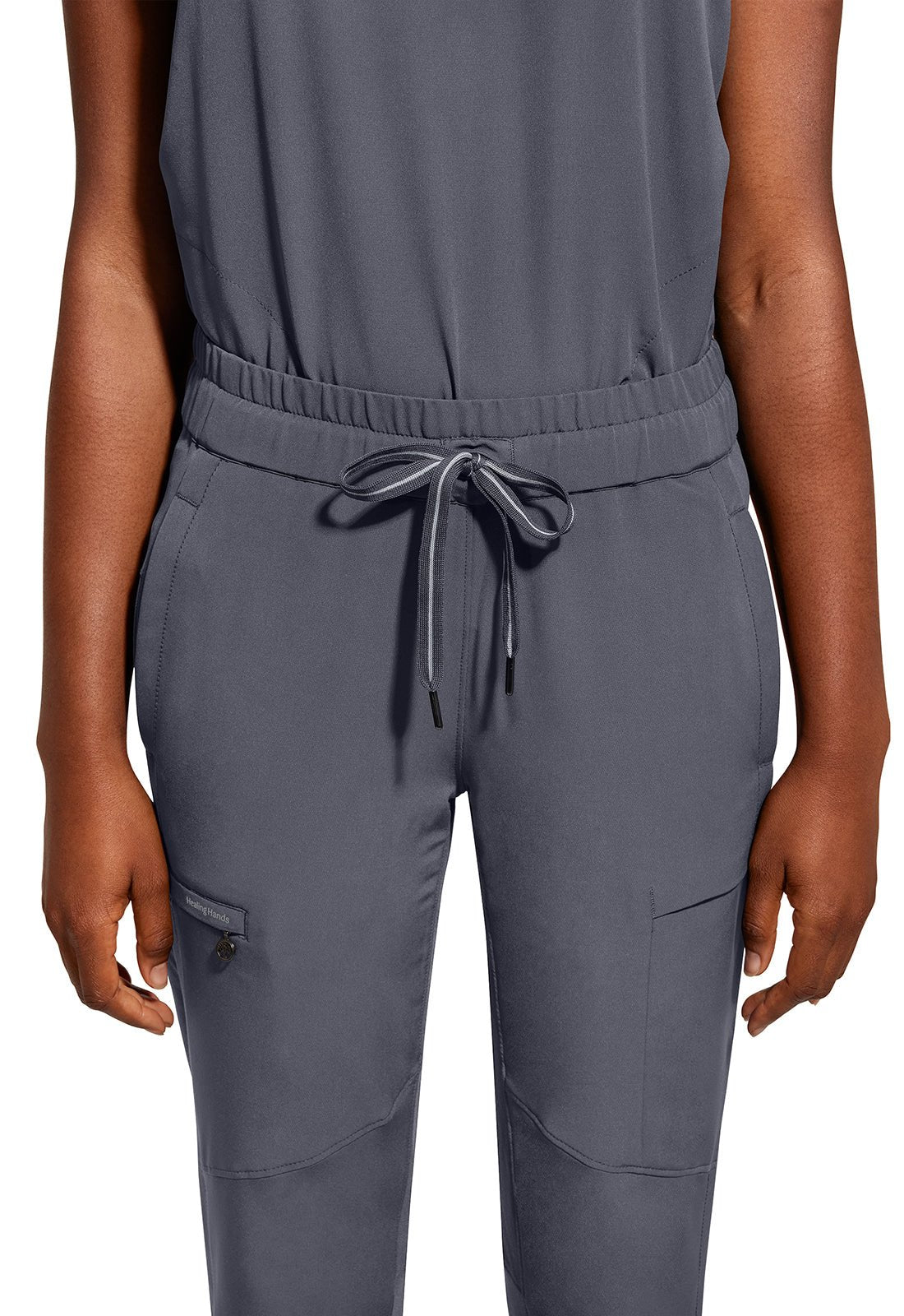 Healing Hands Naya Scrub Jogger Pant 9156 in Black, Navy, Pewter, Royal - Scrubs Select