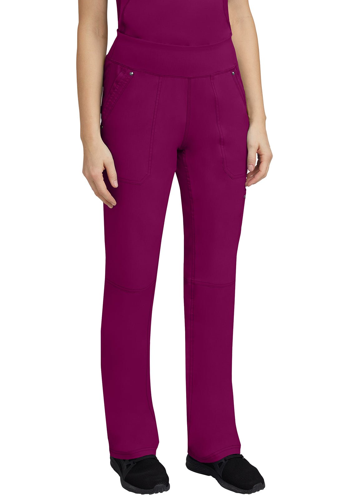 Healing Hands Tori Yoga Scrub Pant 9133 in Caribbean, Red, White, Wine - Scrubs Select