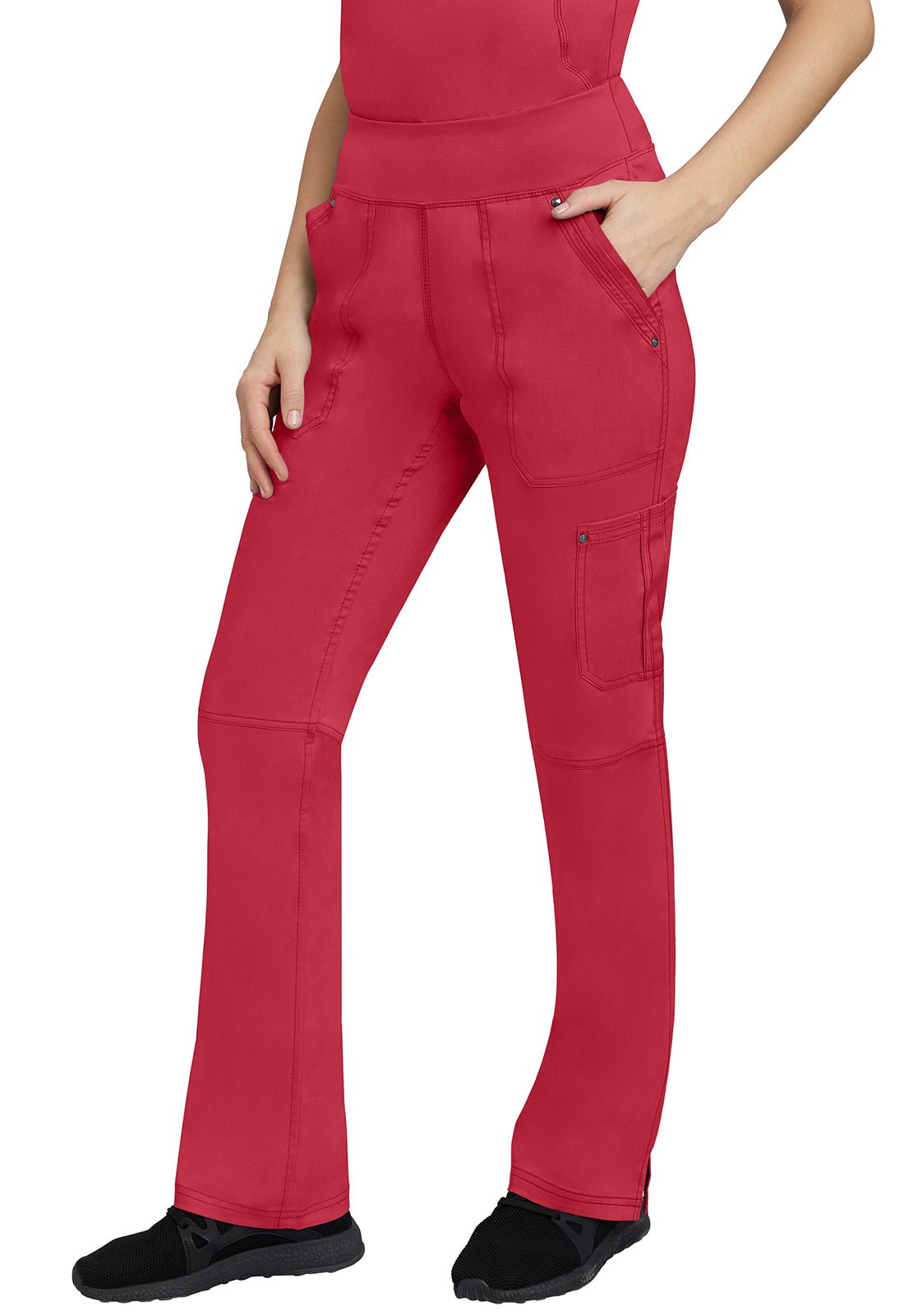 Healing Hands Tori Yoga Scrub Pant 9133 in Caribbean, Red, White, Wine - Scrubs Select