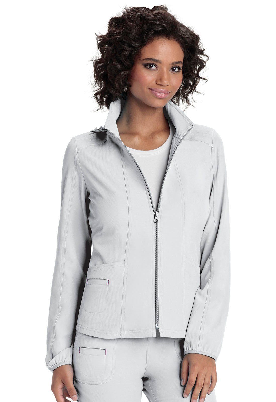 HeartSoul Warm Up Jacket 20310 Black, Navy, Pewter, White - Scrubs Select