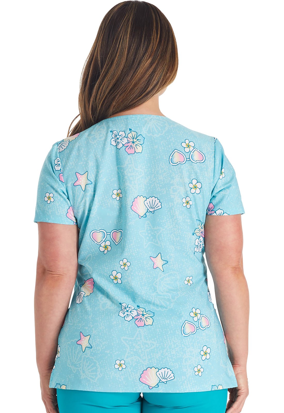 Hello Kitty Tooniforms Sanrio V Neck Scrub Top TF614 HKRD - Scrubs Select