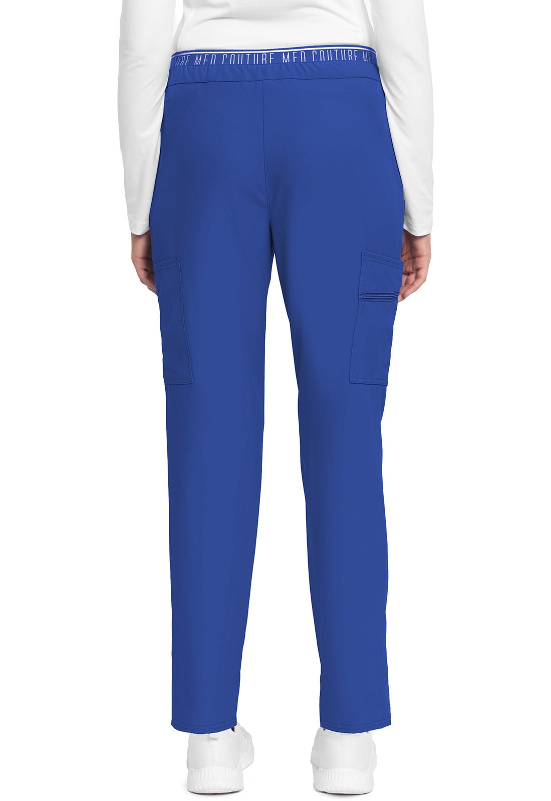 Med Couture Insight Scrub Pull On Pant MC009 in Black, Navy, Pewter, Royal - Scrubs Select