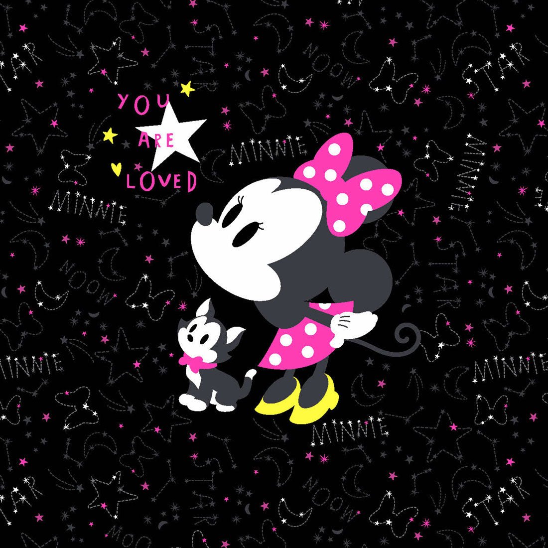 Minnie Mouse Tooniforms Licensed Disney V Neck Scrub Top TF634 MNYL - Scrubs Select