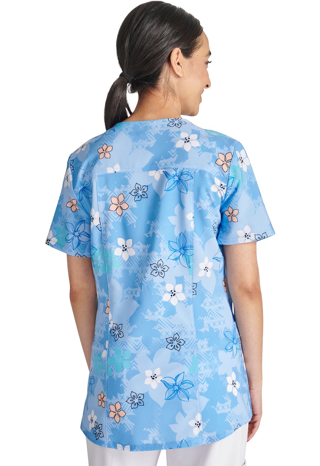 Moana Cherokee Tooniforms Disney V Neck Scrub Top TF761 MHBB - Scrubs Select