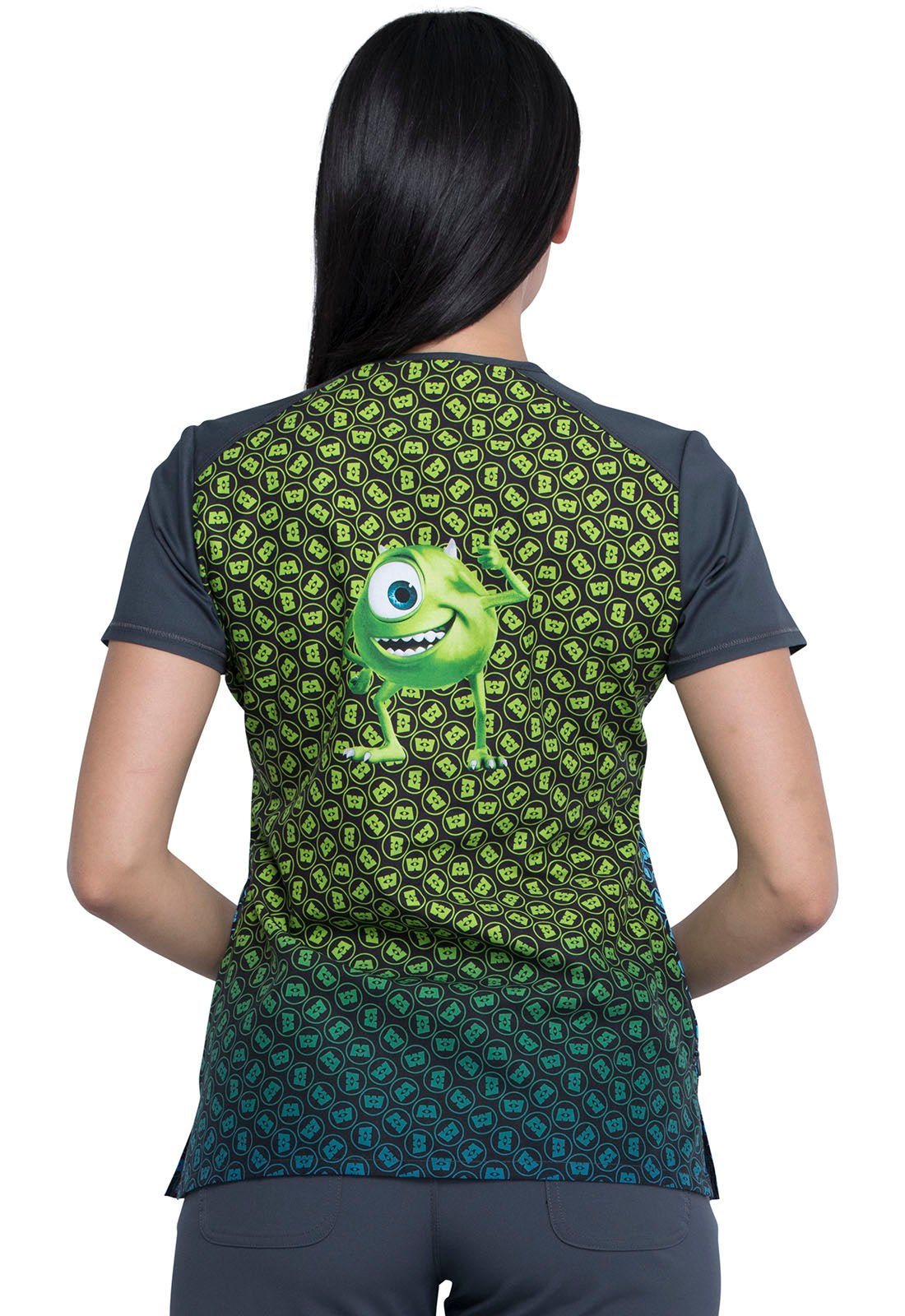 Monsters Inc Tooniforms Licensed V Neck Scrub Top TF660 MCMC - Scrubs Select