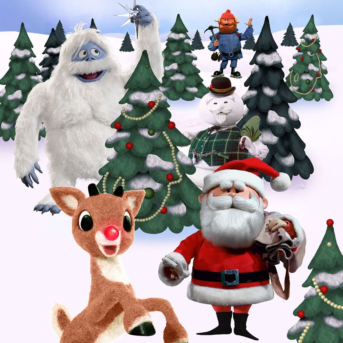 Rudolph Tooniforms Christmas Licensed V Neck Scrub Top TF637 RULT - Scrubs Select