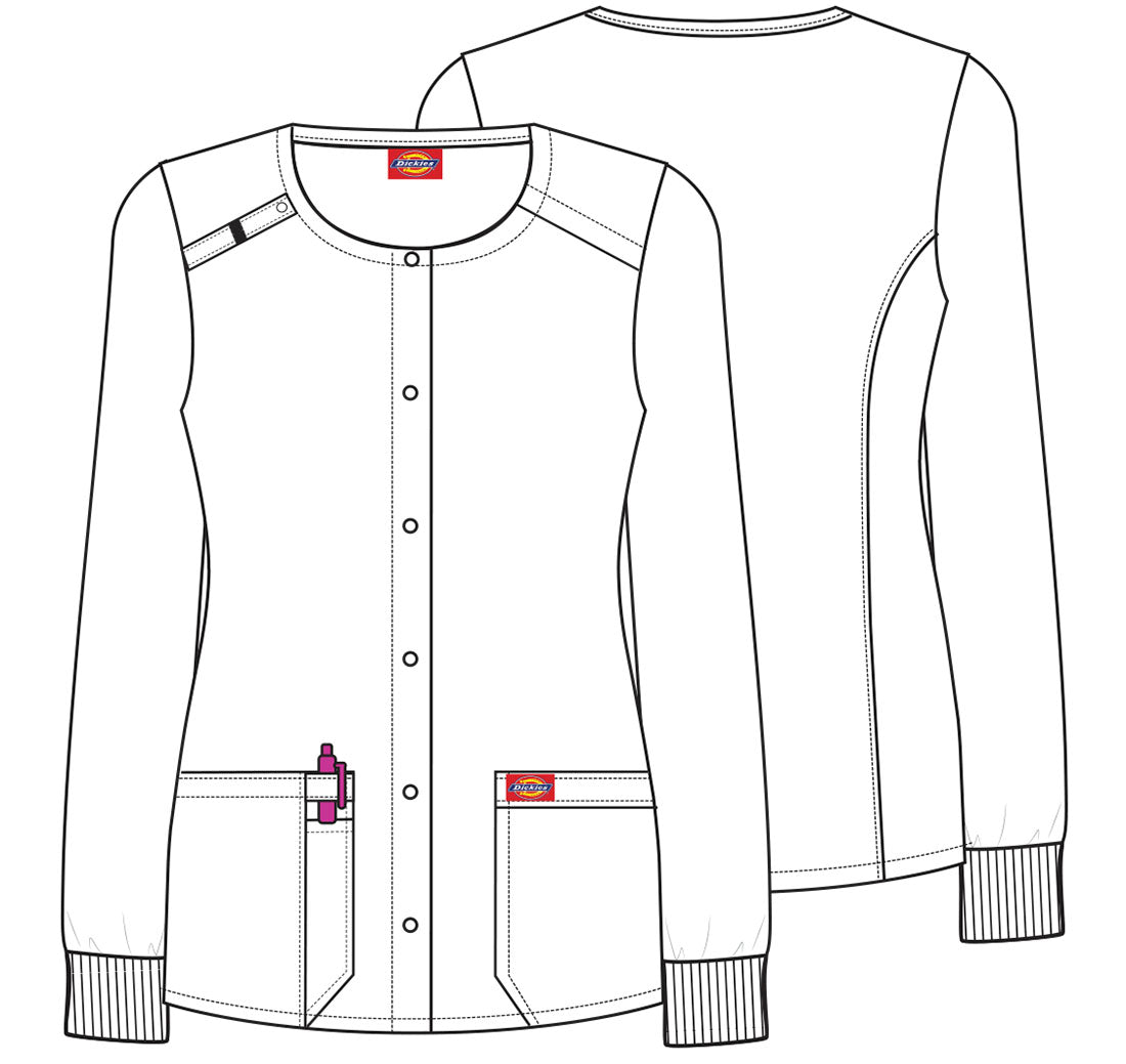 Dickies unicorn scrub jacket deals