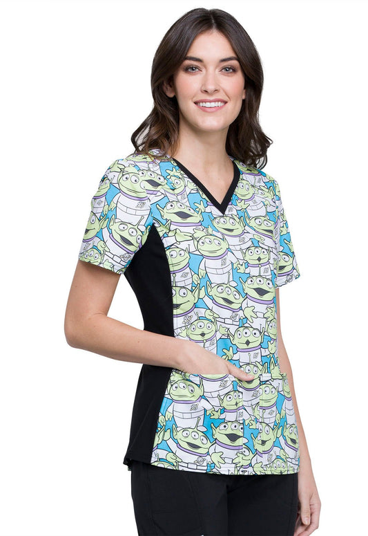 Toy Story Tooniforms Licensed Disney V-Neck Scrub Top TF648 TSAL - Scrubs Select