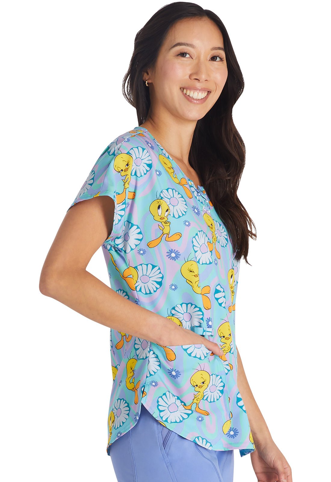 Looney tunes scrub tops deals
